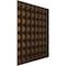 Ekena Millwork 19 5/8in. W x 19 5/8in. H Bradford EnduraWall Decorative 3D Wall Panel Covers 2.67 Sq. Ft. WP20X20BRCAB - alternate 2